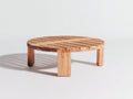 Table de jardin - Bois - 120 x 120 x 45 cm - Bois naturel - Style contemporain