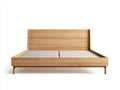 Lit double - Bois - 210 x 170 x 105 cm - Bois naturel - Style contemporain