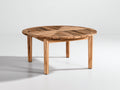 Table de jardin - Bois - 160 x 160 x 75 cm - Bois naturel - Style contemporain
