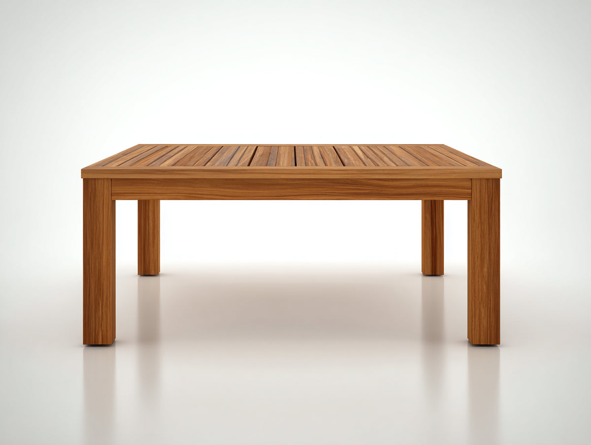 Table de jardin - Bois - 200 x 100 x 75 cm - Bois naturel - Style contemporain