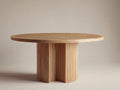 Table de jardin - Bois - 160 x 160 x 75 cm - Bois naturel - Style contemporain